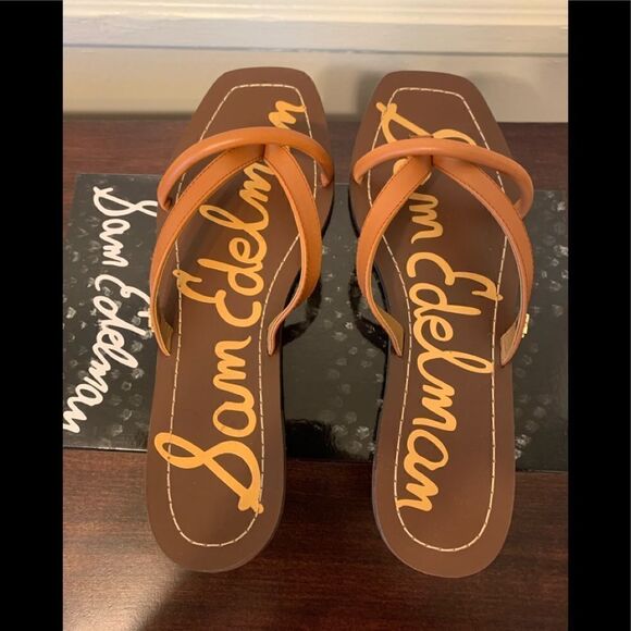 Sam Edelman abbey leather upper flip flop size 9 new - Picture 4 of 12